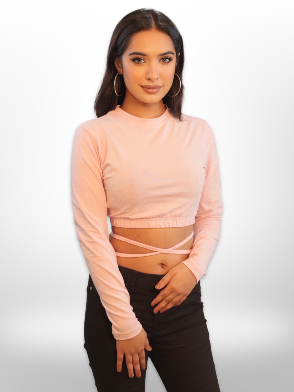 Midriff Flossing Tops Full Sleeve Legacy Boutiques Legacy Boutiques