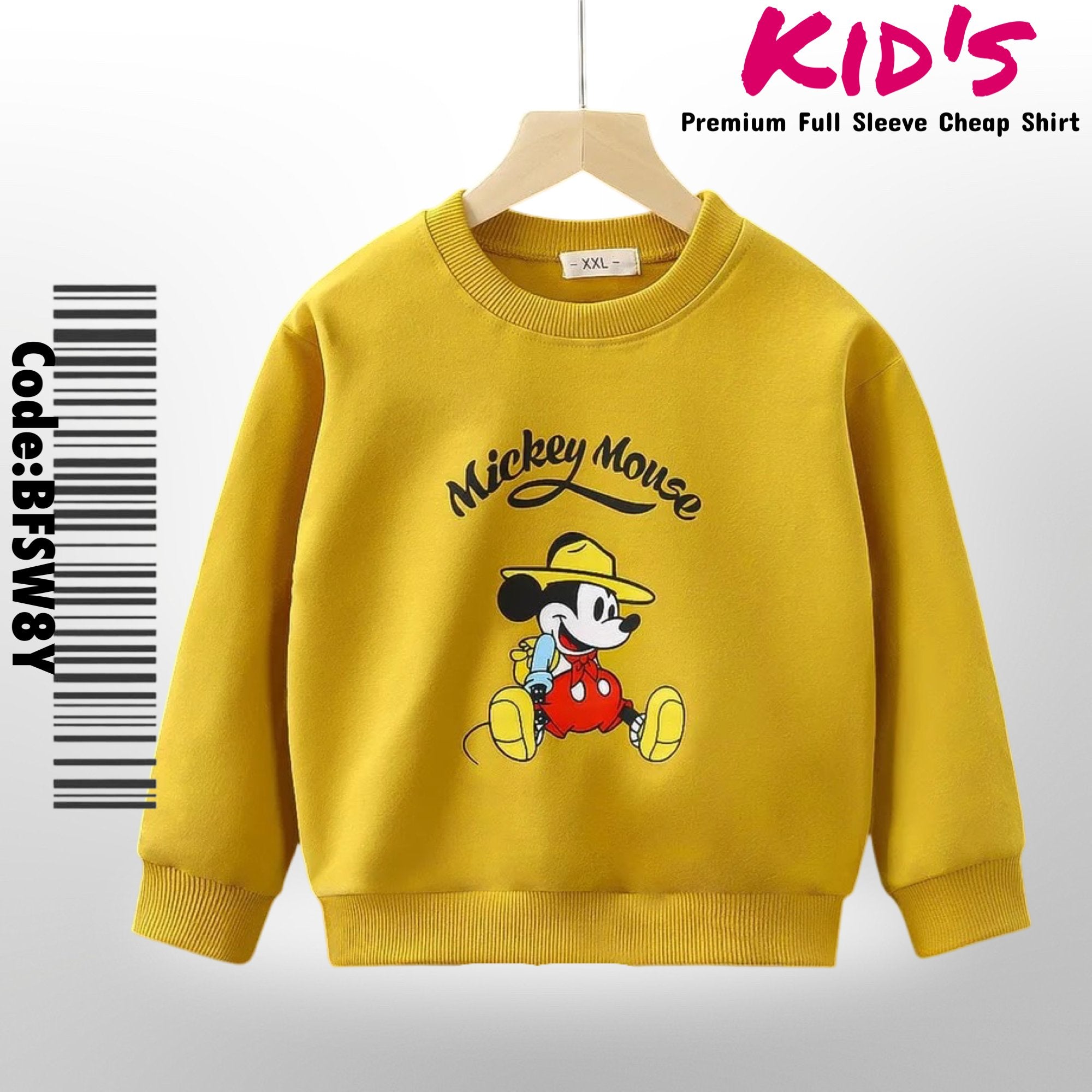 Minnie Mouse Cotton Printed Sweatshirt For Infant Girl Boys Best Selling Collection For Girls Boys Sweater Legacy Boutiques Legacy Boutiques