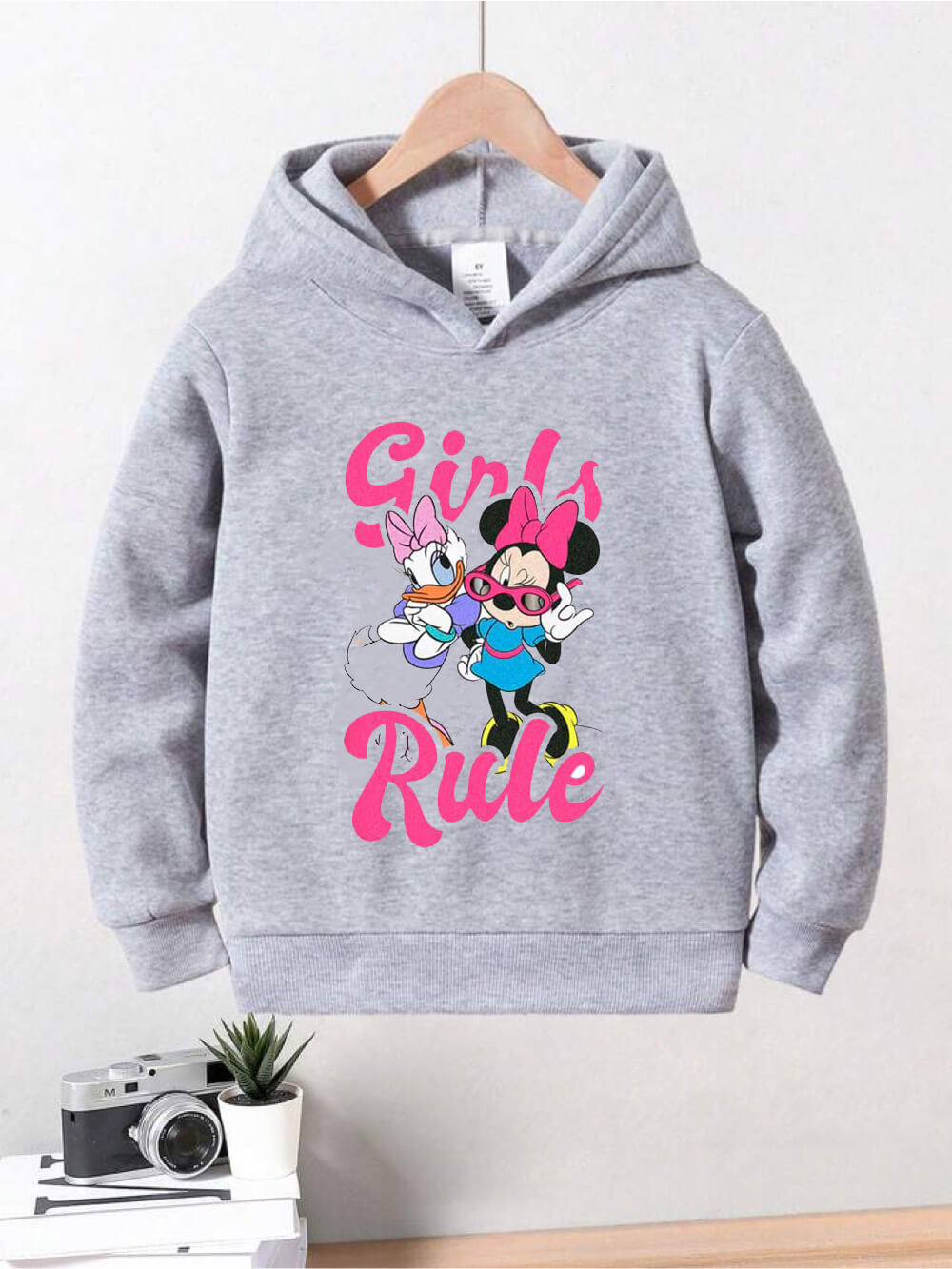 Minnies Girls Rule Printed Kids Casual Cotton Hoodie In Dhaka Legacy Boutiques Legacy Boutiques