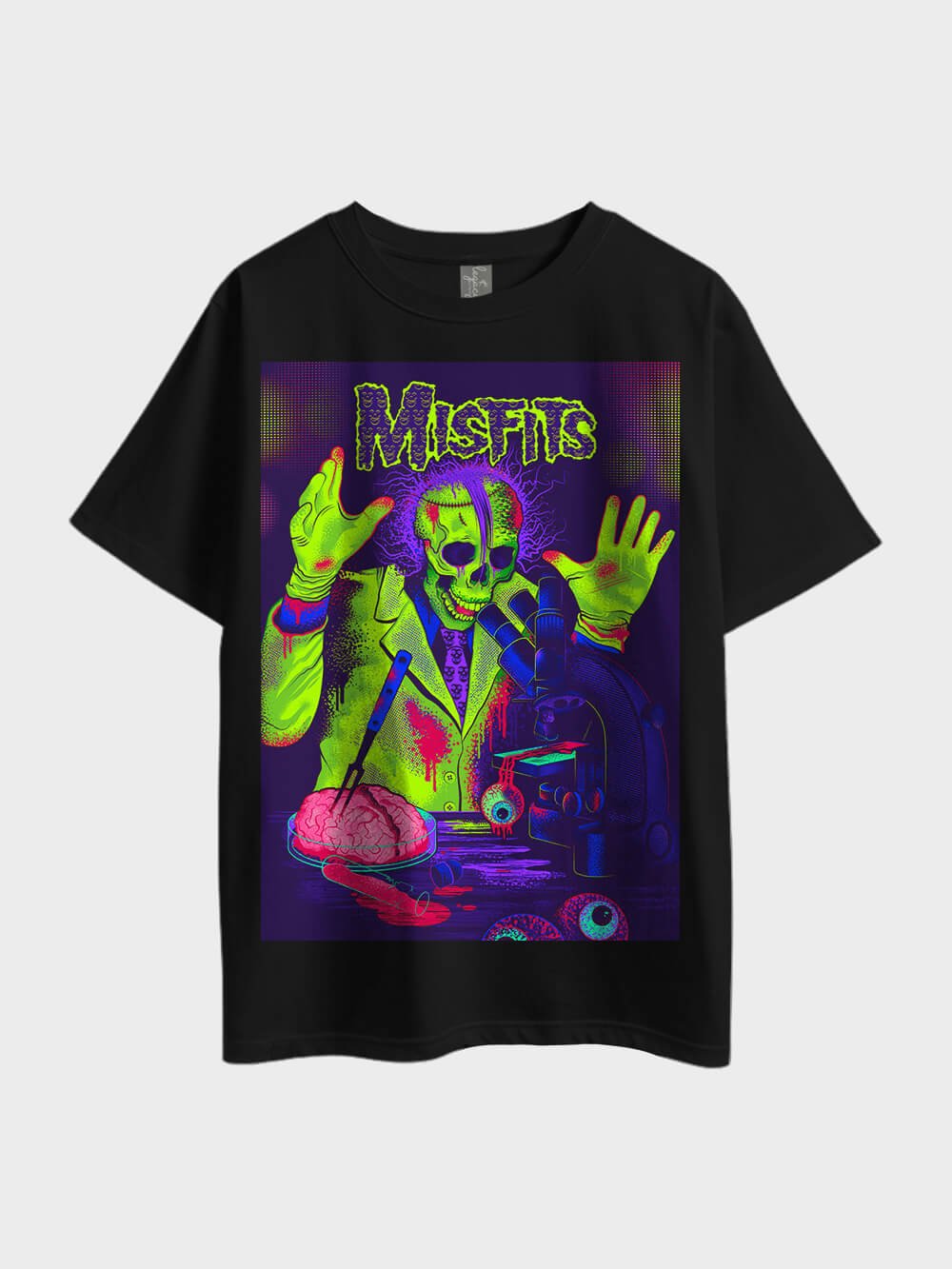 Misfits Dark Lab Heavy Metal Oversized Mens Premium Quality Tee At Legacy Boutiques BD Legacy Boutiques Legacy Boutiques