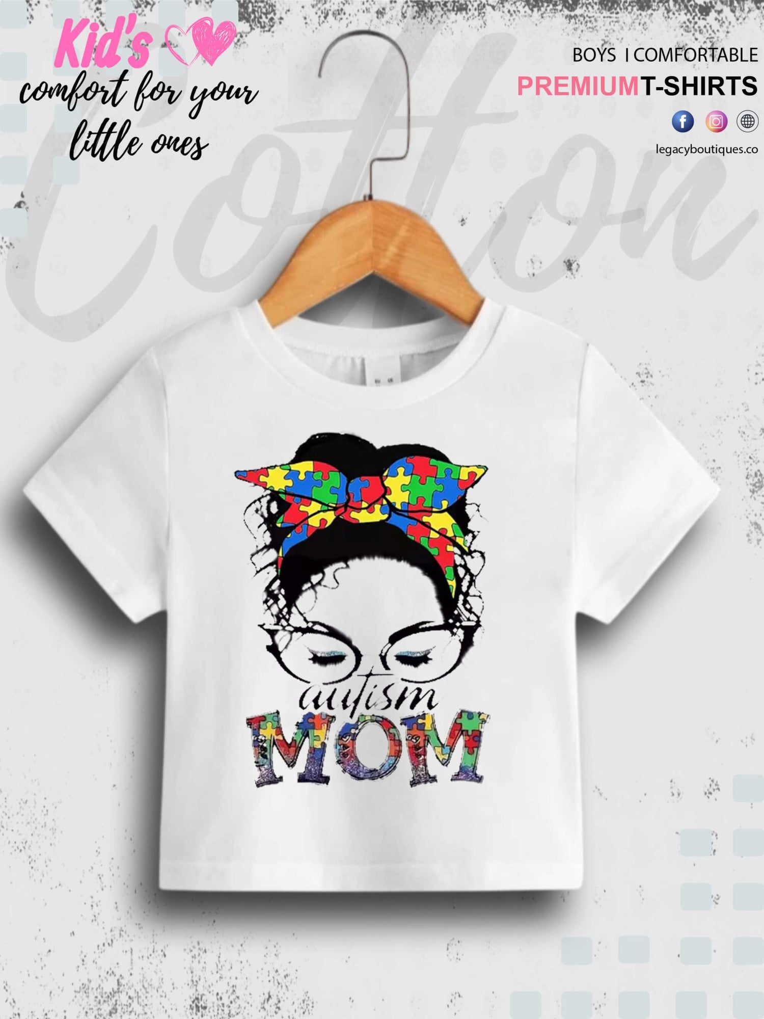 Mom Printed 1 To 11 Year Baby Girls Summer Time T-Shirt In Lowest Price Only In BD Legacy Boutiques Legacy Boutiques