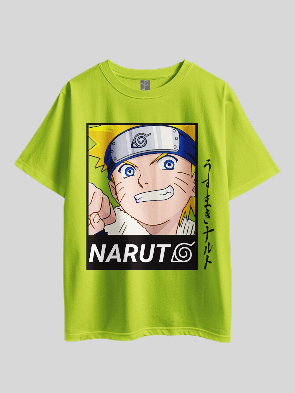 "NARUTO" Bottom Graphic Printed Drop Shoulder T-shirt Legacy Boutiques Bangladesh Legacy Boutiques Legacy Boutiques