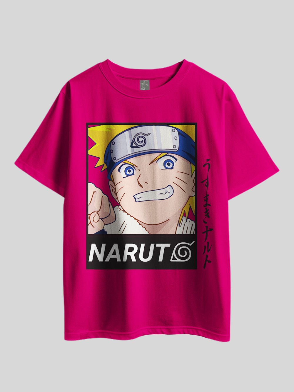"NARUTO" Bottom Graphic Printed Drop Shoulder T-shirt Legacy Boutiques Bangladesh Legacy Boutiques Legacy Boutiques