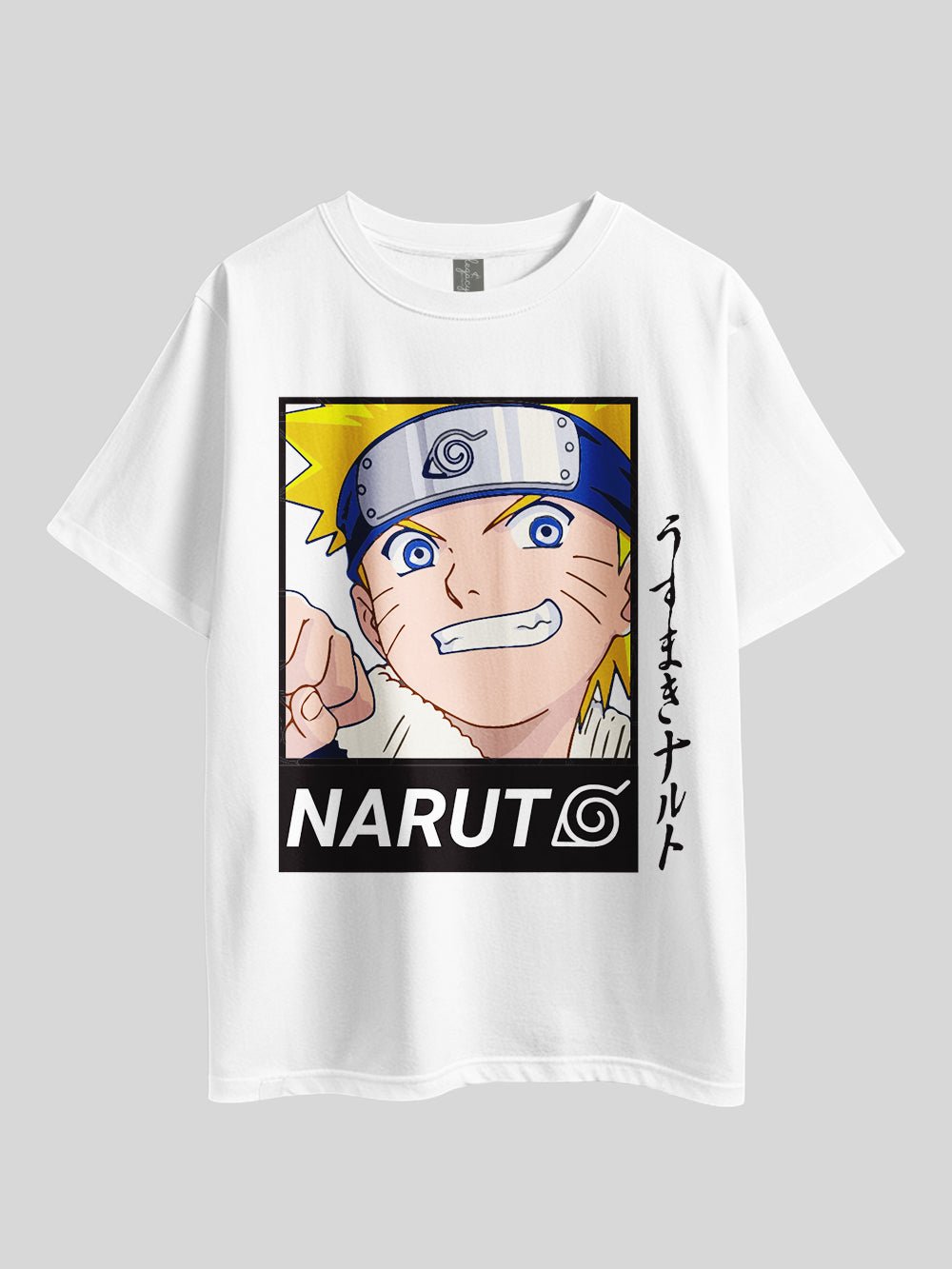 "NARUTO" Bottom Graphic Printed Drop Shoulder T-shirt Legacy Boutiques Bangladesh Legacy Boutiques Legacy Boutiques