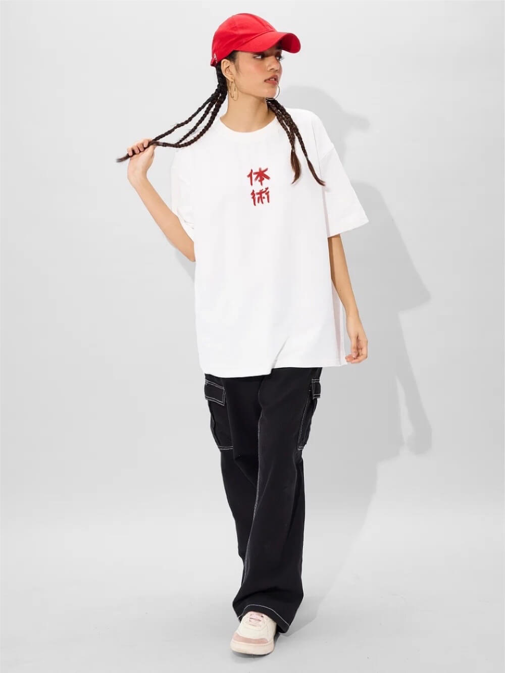 Naruto Drunken Fist Graphic Printed High Quality Womens Drop Shoulder Tee Legacy Boutiques Dhaka Legacy Boutiques Legacy Boutiques