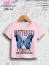 Never Give Up Butterfly Printed Girls T-Shirt In Best Price Best Quality Only In Dhaka Legacy Boutiques Legacy Boutiques