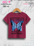 Never Give Up Butterfly Printed Girls T-Shirt In Best Price Best Quality Only In Dhaka Legacy Boutiques Legacy Boutiques