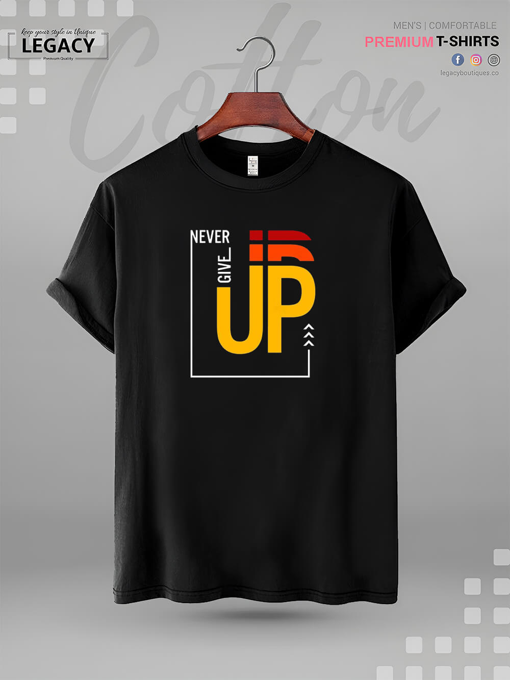 Never Give Up Men&