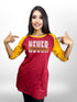 Never Printed Long T-shirt Raglan Sleeve Side Pocket For Women&