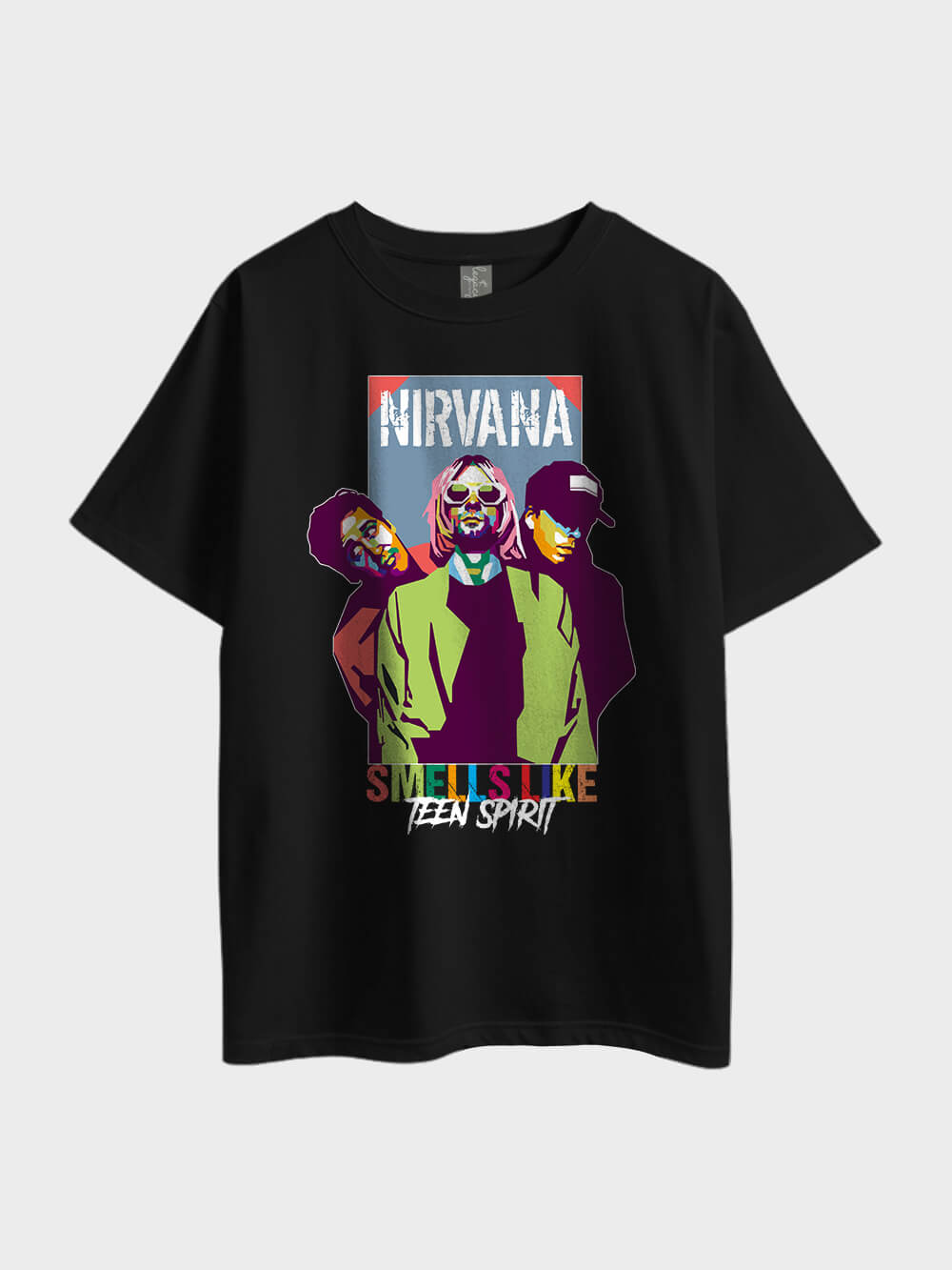 Nirvana Smells Like Teen Spirit Heavy Metal Oversized Mens Tee In Lowest Price At Legacy Boutiques BD Legacy Boutiques Legacy Boutiques