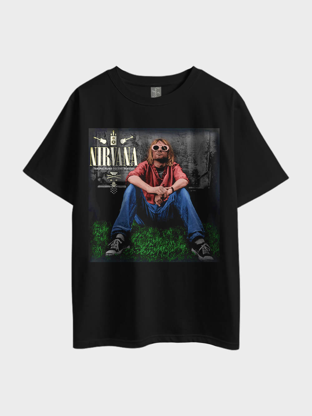 Nirvana Taking Punk To The Masses Metal Oversized Mens High Quality In Lowest Price Tee Only At Legacy Boutiques BD Legacy Boutiques Legacy Boutiques