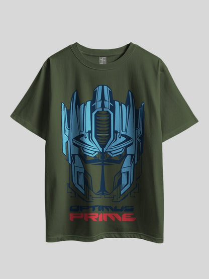 OPTIMUS PRIME FICTIONAL CHARACTER ROBOT Graphic Printed Drop Shoulder T-shirt Legacy Boutiques Bangladesh Legacy Boutiques Legacy Boutiques