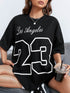 Oversized drop tee Los Angeles 23 print Legacy Boutiques Legacy Boutiques