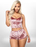 Pajama set,Sexy Lingerie Set Velvet Leopard Sleepwear Women&