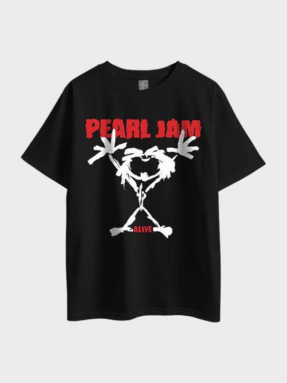 Pearl Jam Alive Metal Oversized Men&