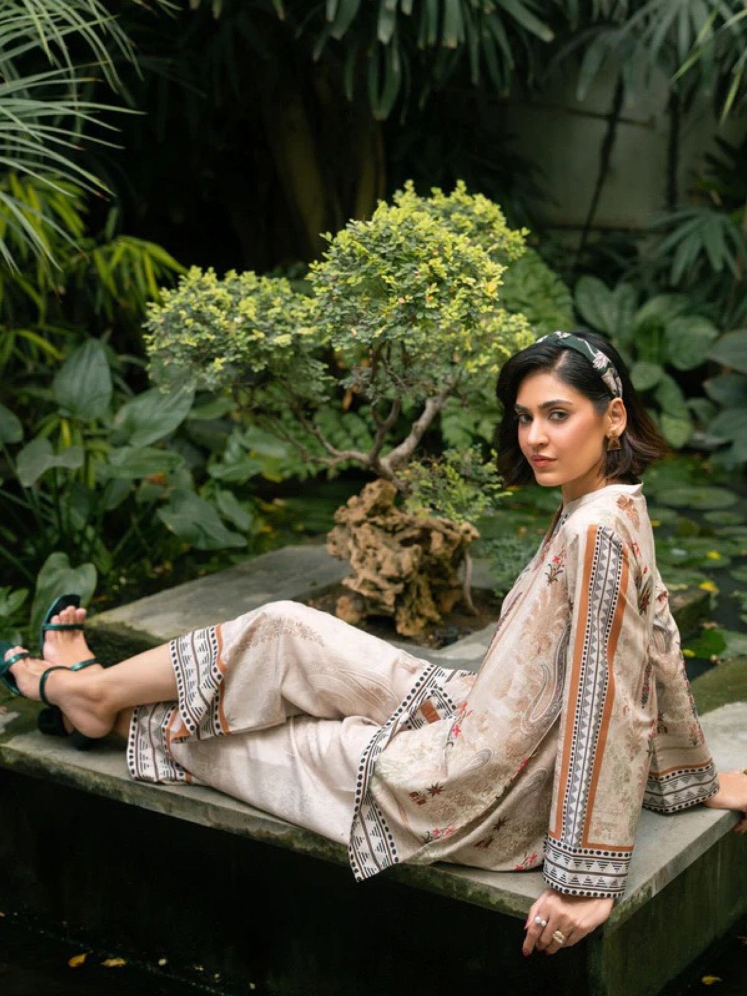 Peony Passion Ethnic Suit Legacy Boutiques Legacy Boutiques