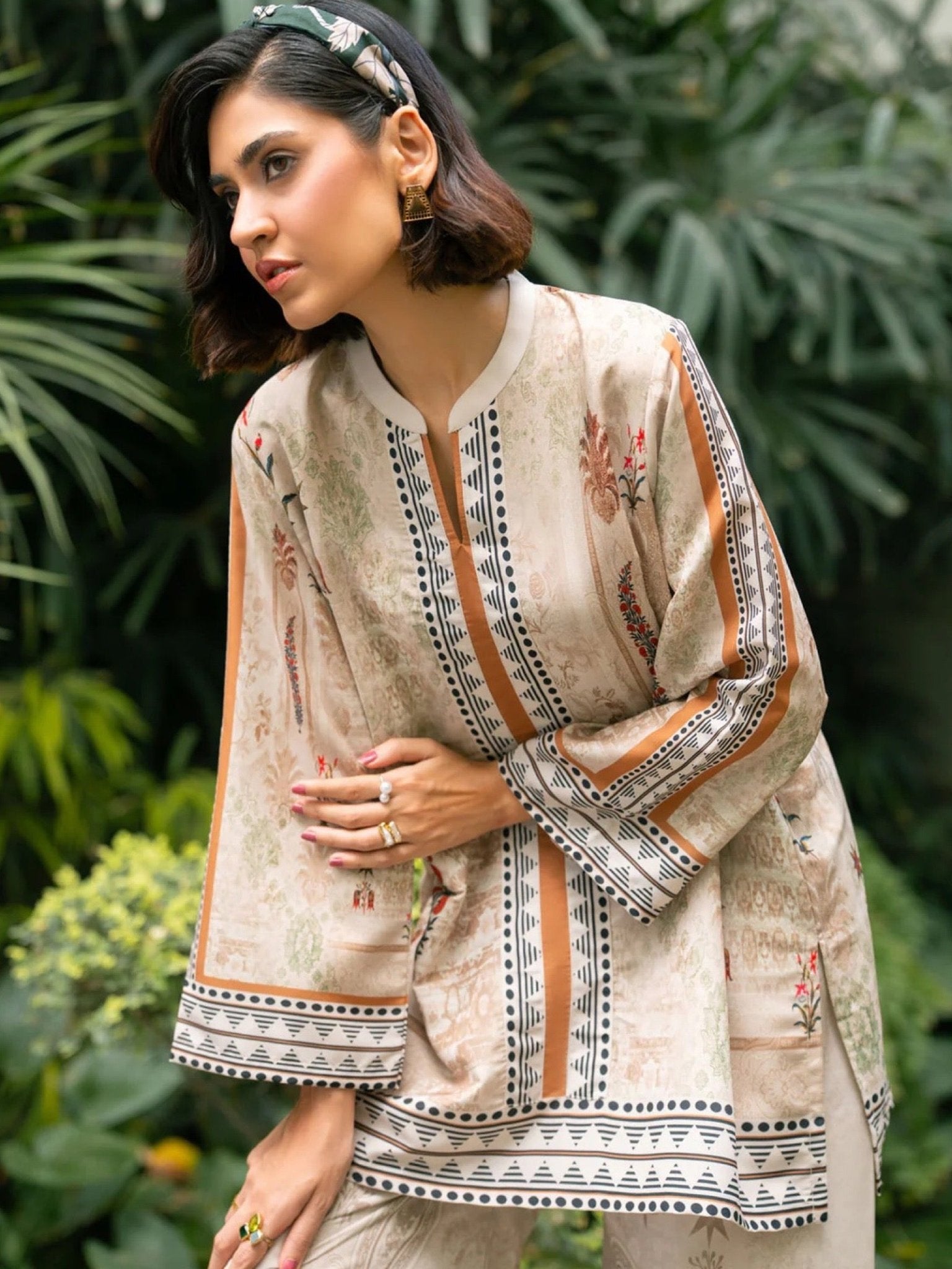 Peony Passion Ethnic Suit Legacy Boutiques Legacy Boutiques