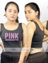 PINK Printed Cotton BLACK TankTop Legacy Boutiques Legacy Boutiques