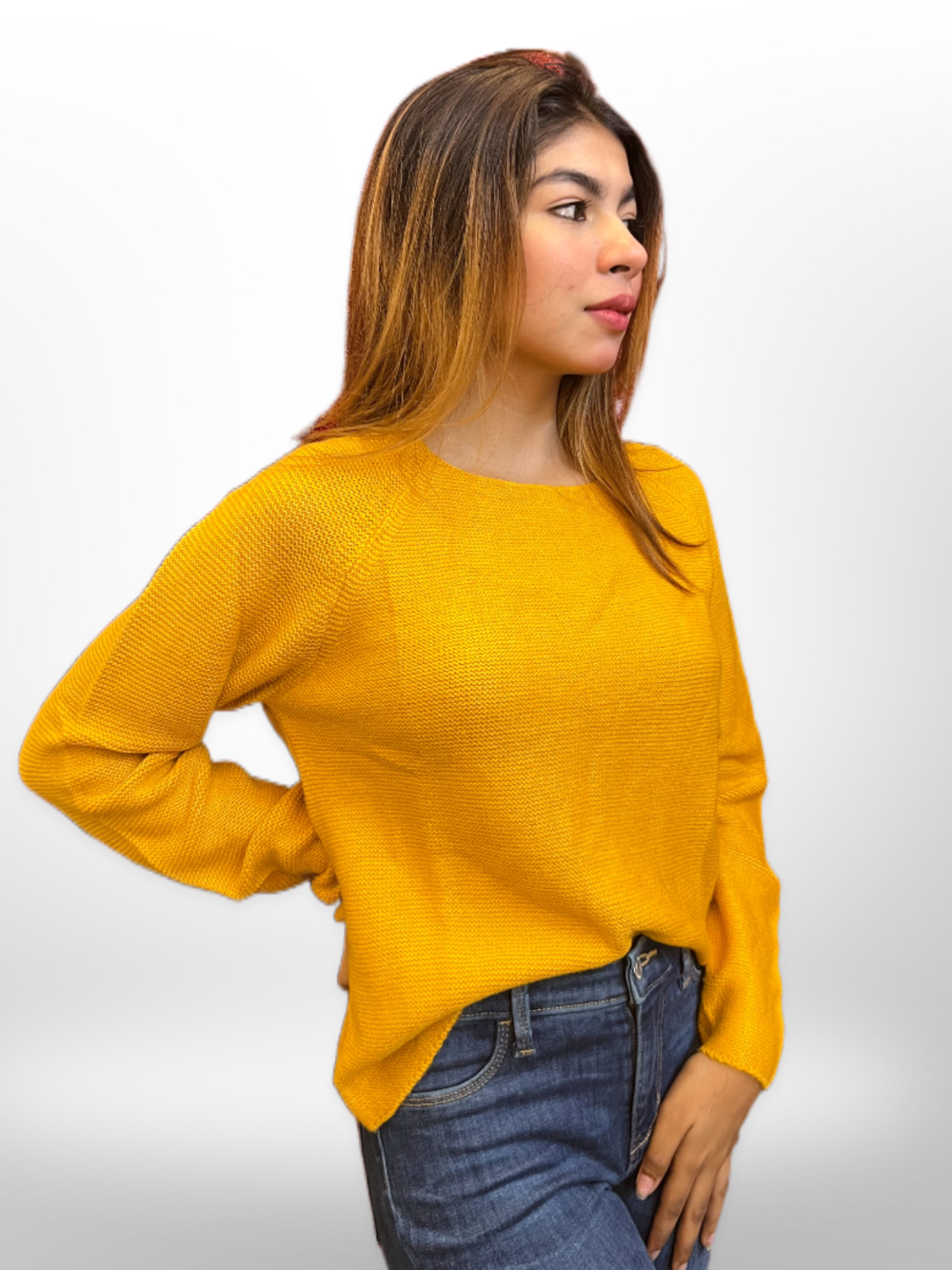 Women's Sweater Yellow - Legacy Boutiques