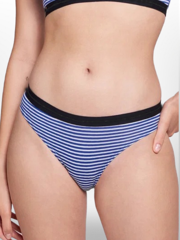 Women's Beautiful Blue Printed Panty - Legacy Boutiques
