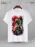 Pop Art Motocross Rider Print Good Quality Men&