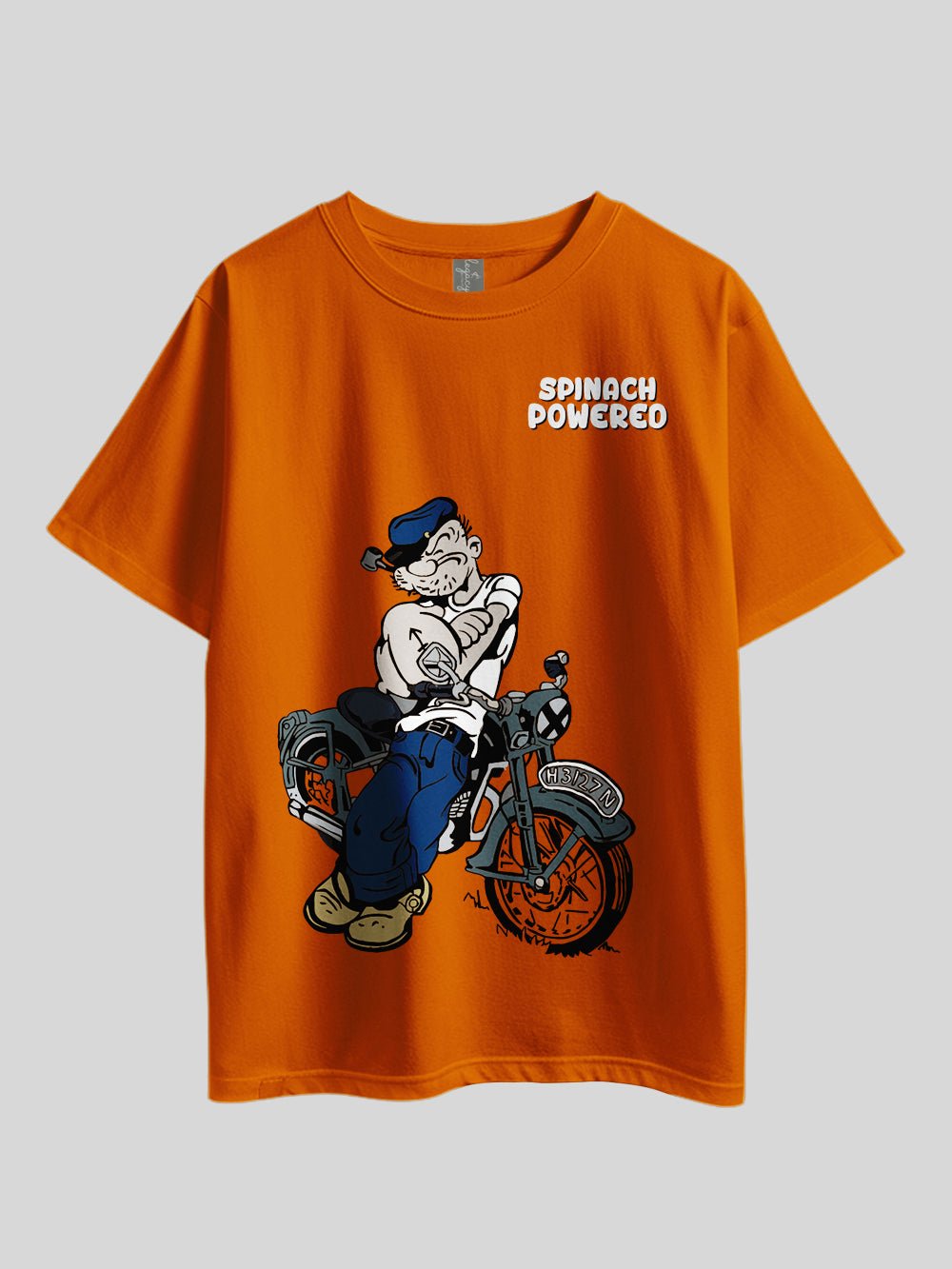 "Popeye Cartoon: SPINACH POWERED" Printed Drop Shoulder T-shirt Legacy Boutiques Dhaka Legacy Boutiques Legacy Boutiques