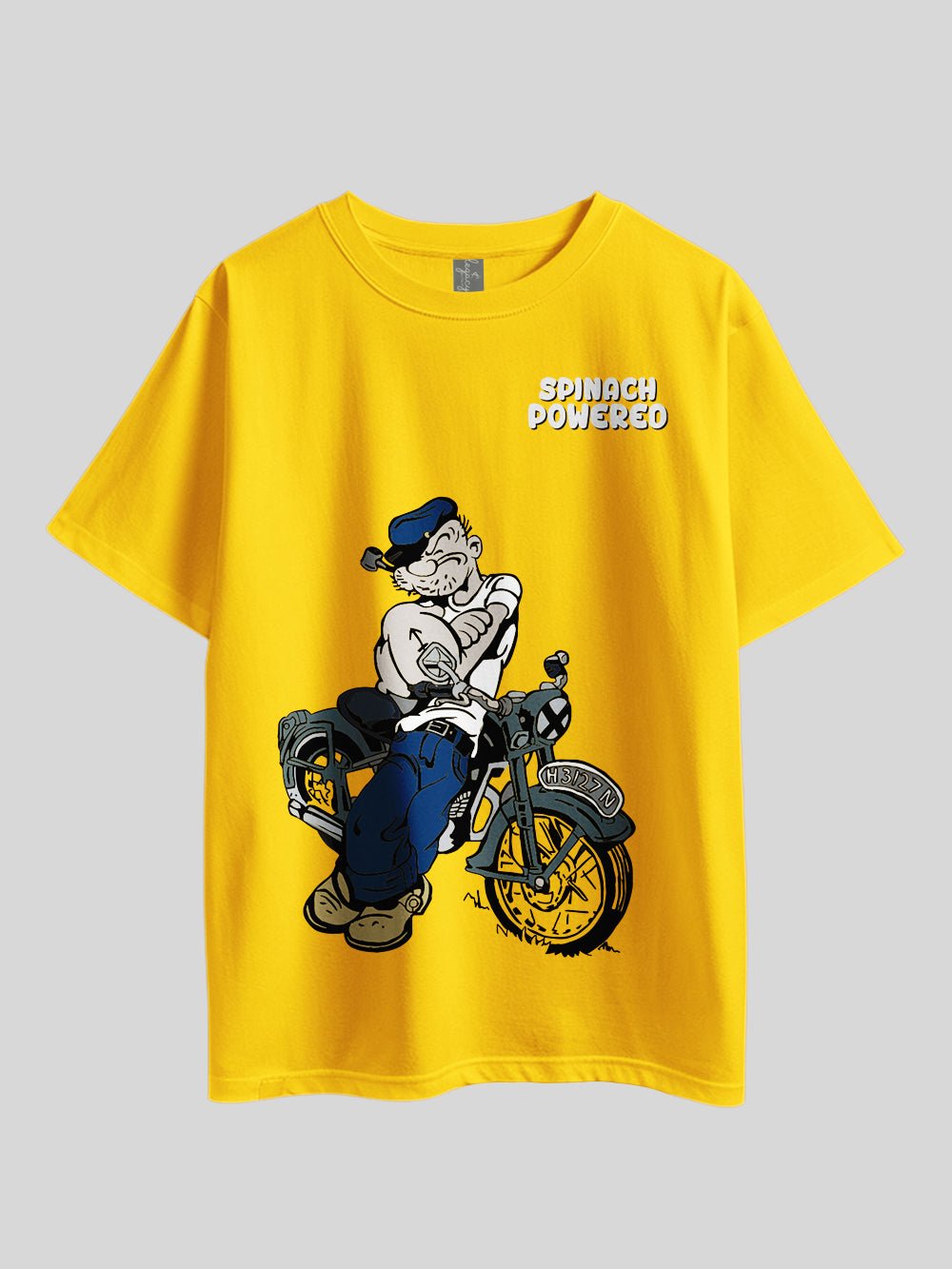 "Popeye Cartoon: SPINACH POWERED" Printed Drop Shoulder T-shirt Legacy Boutiques Dhaka Legacy Boutiques Legacy Boutiques