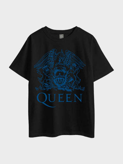 Queen Blue Metal Oversized Men&