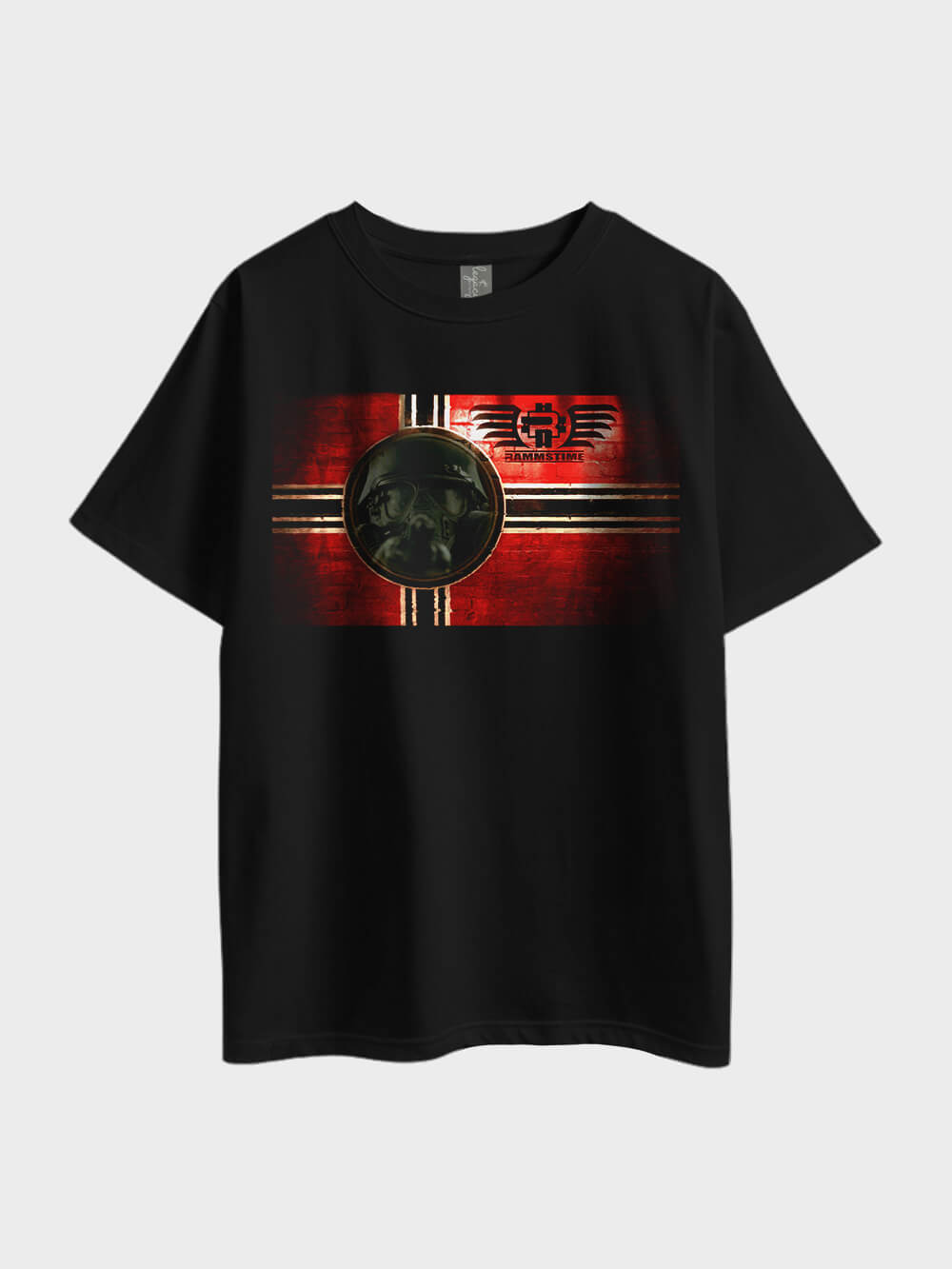 Rammstein Rock Band Metal Oversized Mens Premium Quality In Lowest Price Shark Tee Only In BD Legacy Boutiques Legacy Boutiques