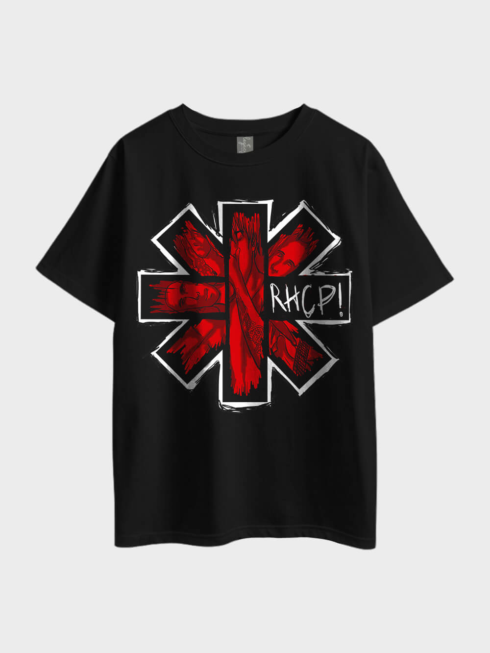 Red Hot Chili Peppers Rock Band Metal Oversized Men&