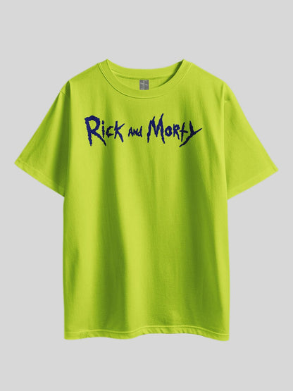 Rick And Morty RICKLAXATION Graphic Printed Drop Shoulder T-shirt Legacy Boutiques Dhaka Legacy Boutiques Legacy Boutiques