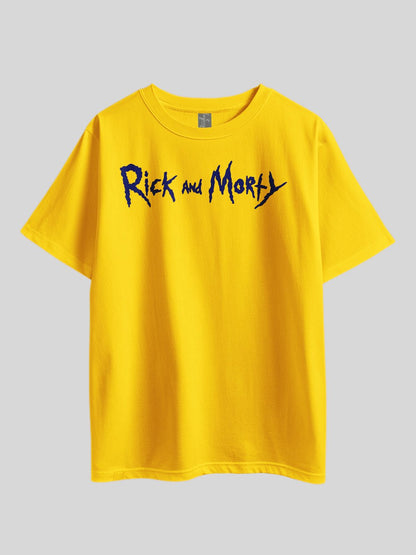 Rick And Morty RICKLAXATION Graphic Printed Drop Shoulder T-shirt Legacy Boutiques Dhaka Legacy Boutiques Legacy Boutiques