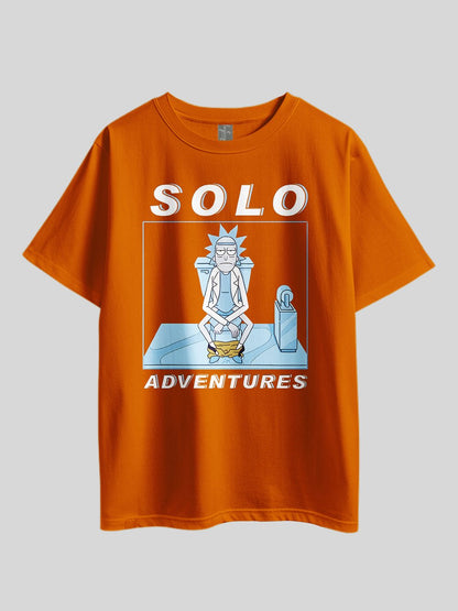 Rick And Morty SOLO ADVENTURES" Graphic Printed Drop Shoulder T-shirt Legacy Boutiques Dhaka Legacy Boutiques Legacy Boutiques