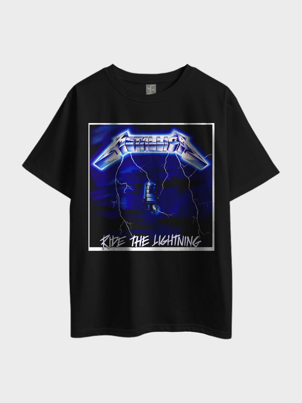 Ride the Lightning Metal Oversized Men&