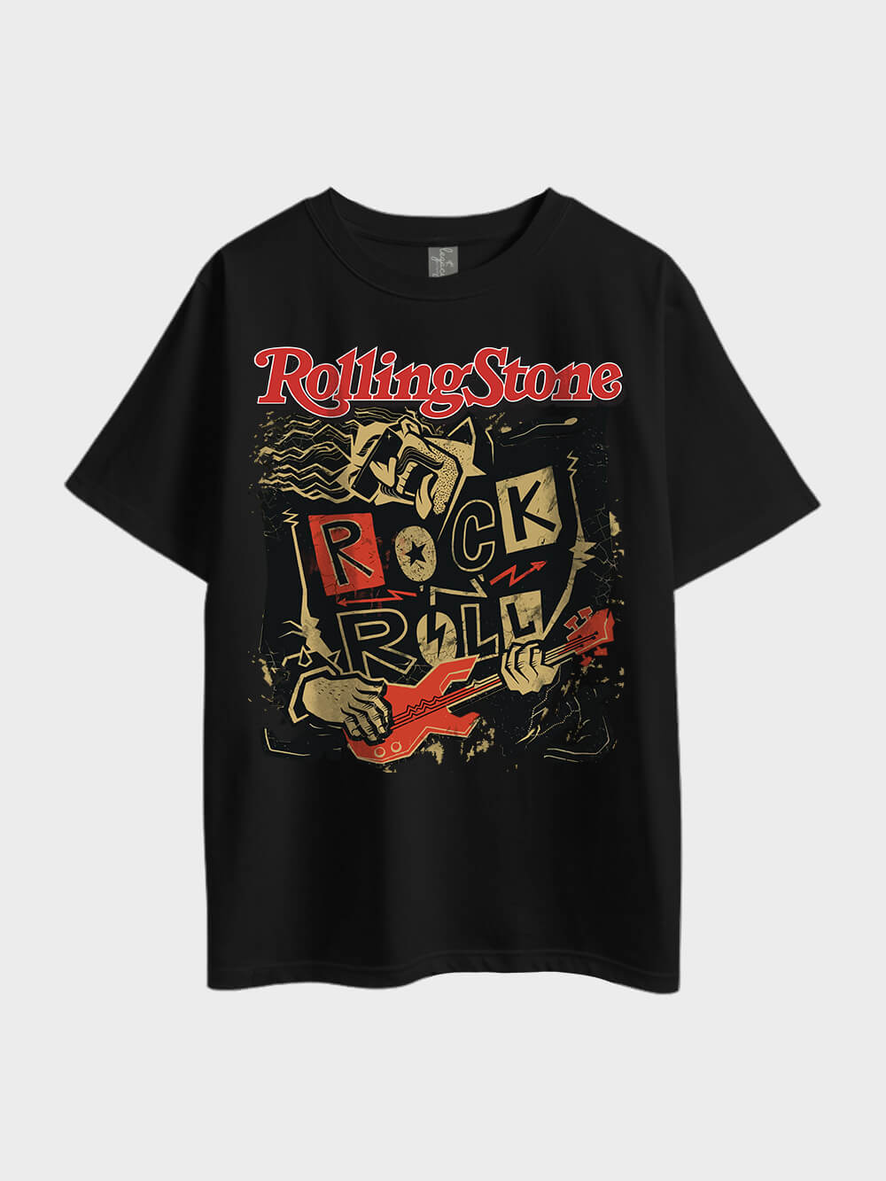 Rolling Stones Rock N Roll Metal Oversized Men&
