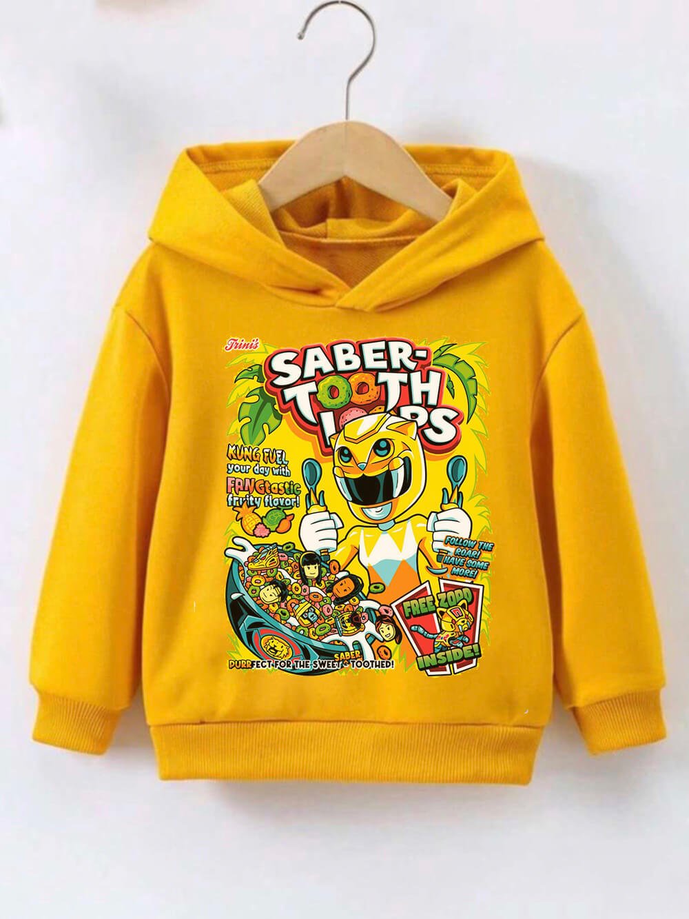 Saber Tooth Loops Printed Childrens Cotton Hoodie For Boys And Girls in Bangladesh Legacy Boutiques Legacy Boutiques
