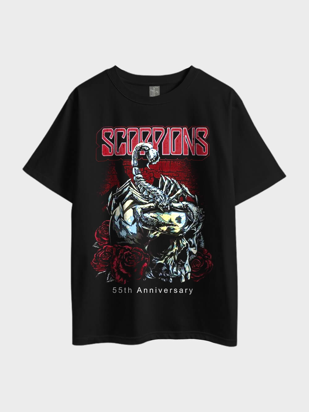 Scorpions 55th Anniversary Heavy Metal Oversized Mens Tee In Lowest Price BD Legacy Boutiques Legacy Boutiques
