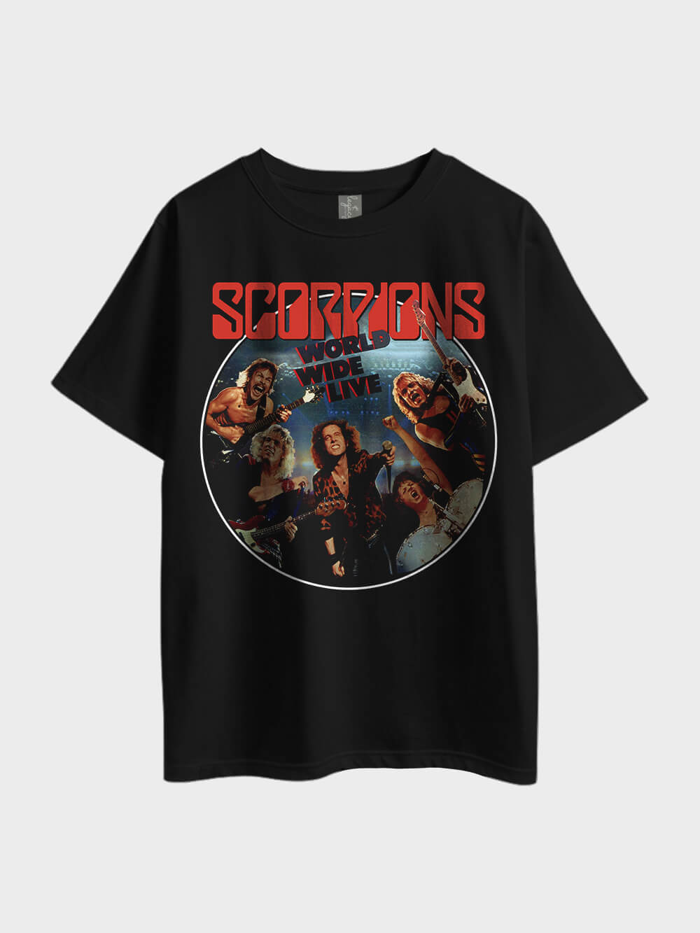 Scorpions World Wide Live Metal Oversized Mens Tee In Lowest Price BD Legacy Boutiques Legacy Boutiques