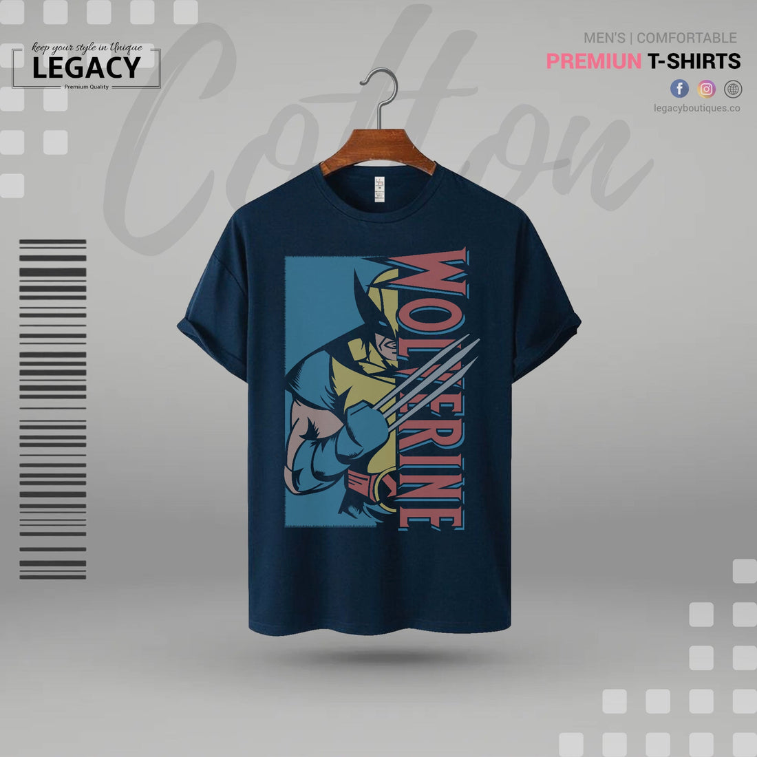 Screen Print Men Premium Designer Edition T Shirt Legacy Boutiques Legacy Boutiques