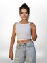 Shape Rib Scoop Neck Crop Top Legacy Boutiques Legacy Boutiques