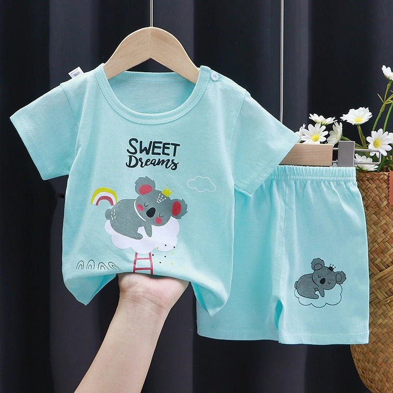 Sleeping Baby T-shirt Set For Baby Boys and Girls Legacy Boutiques Legacy Boutiques