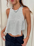 Sleeveless crop tank top crossback style Legacy Boutiques Legacy Boutiques