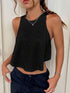 Sleeveless crop tank top crossback style Legacy Boutiques Legacy Boutiques
