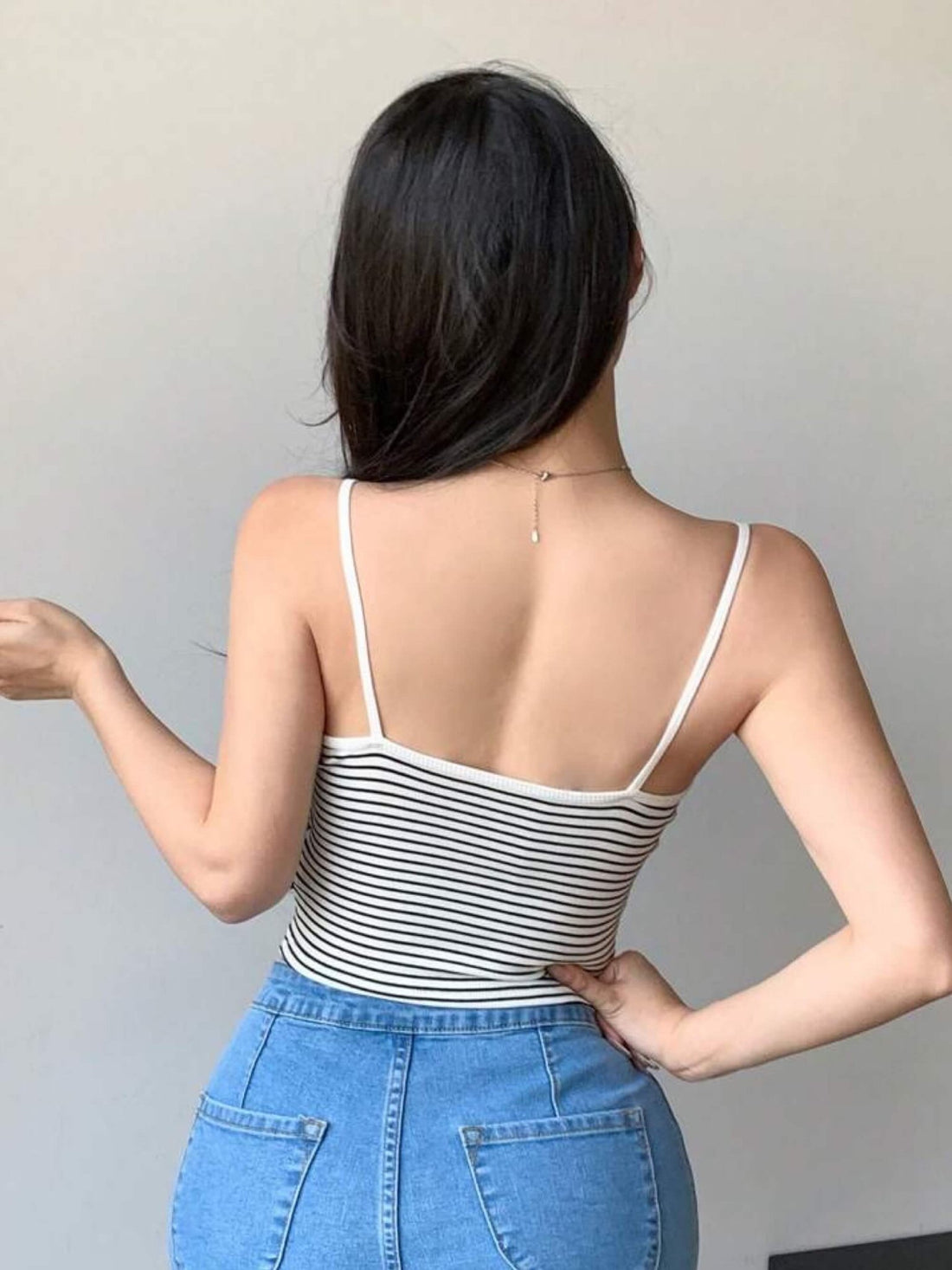 Sleevless ribbed striped crop top Legacy Boutiques Legacy Boutiques
