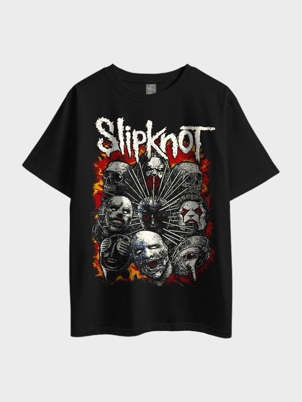 Slipknot American Heavy Metal Band Rock Oversized Men&