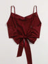 Solid backless crop top Legacy Boutiques Legacy Boutiques