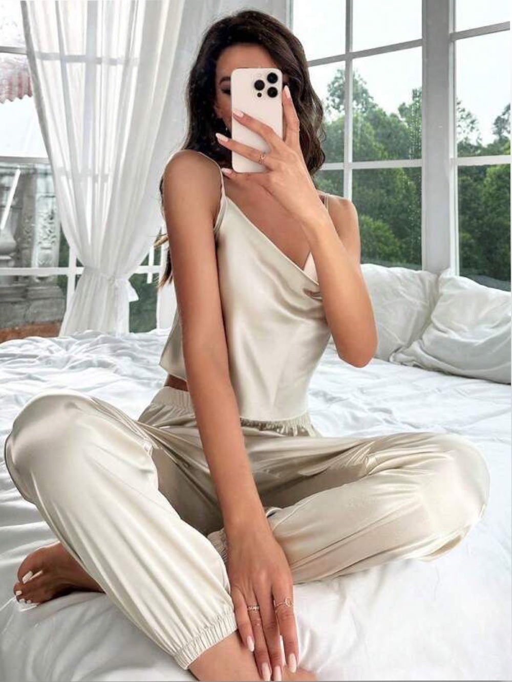 Solid Cami Top & Pants Set Legacy Boutiques Legacy Boutiques