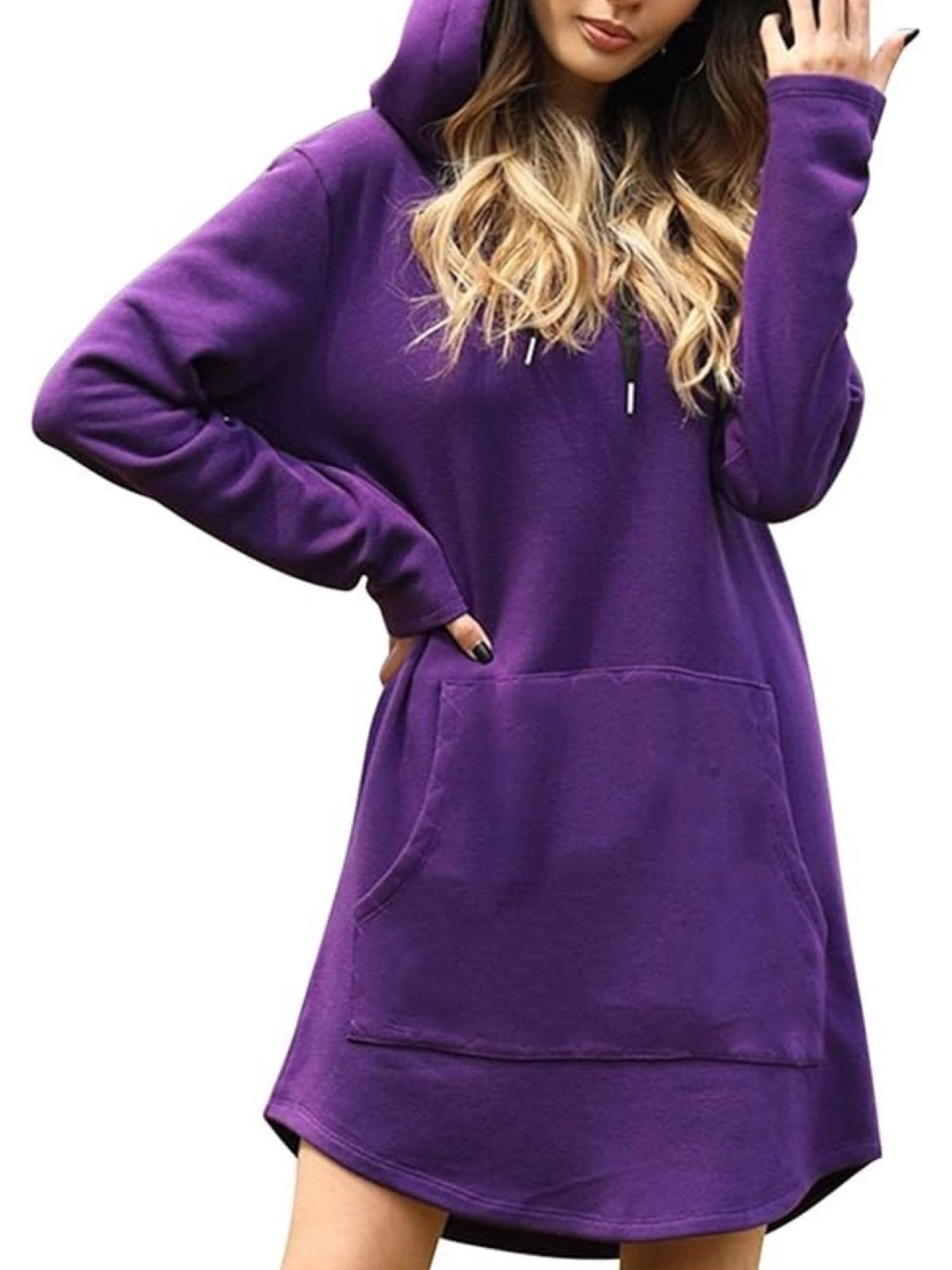 Solid Colour Long Hoodie Legacy Boutiques Legacy Boutiques