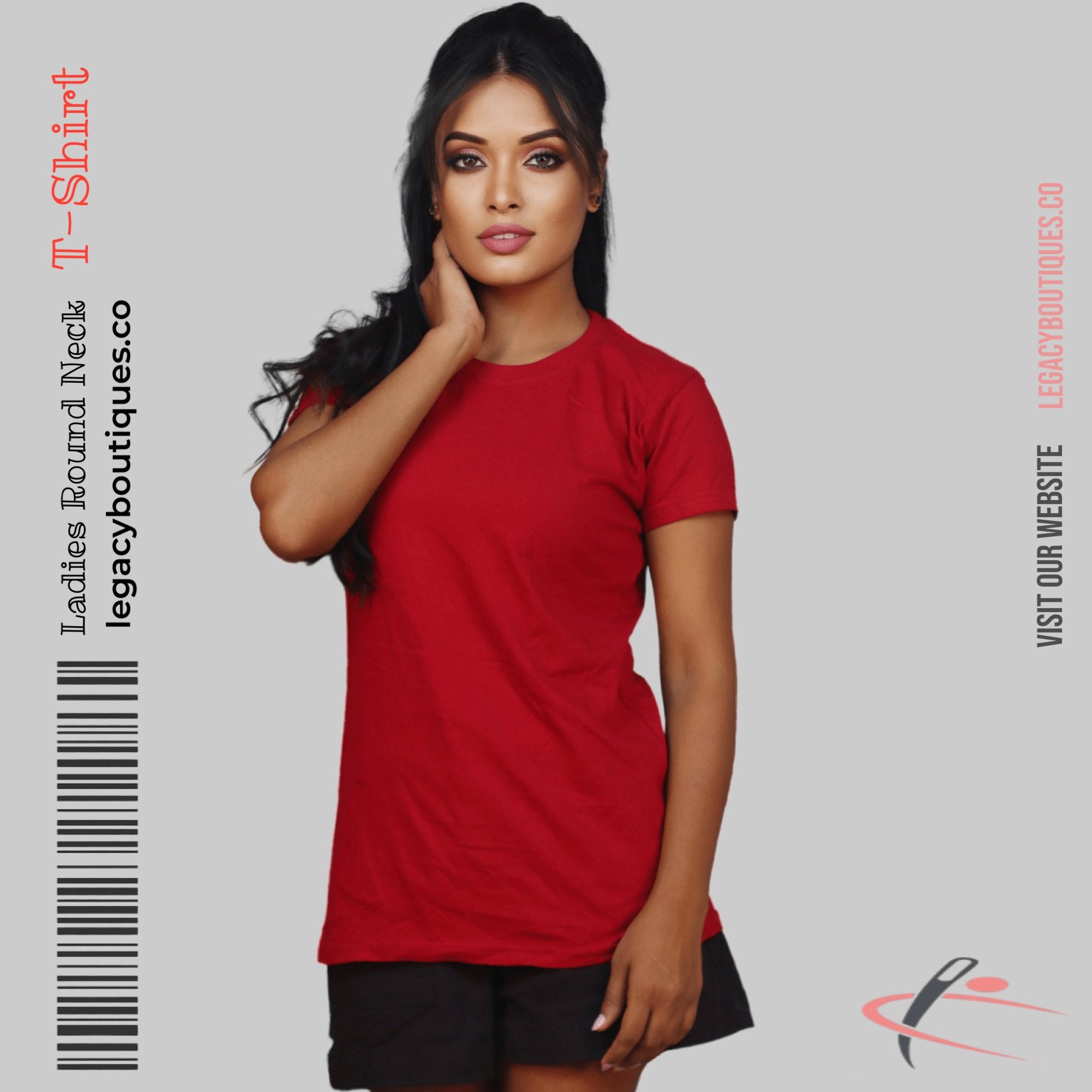 Solid Ledise T-Shirt Legacy Boutiques Legacy Boutiques