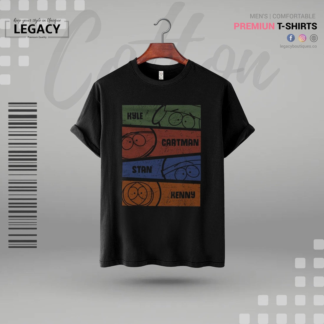South park quad of art T-shirt Legacy Boutiques Legacy Boutiques